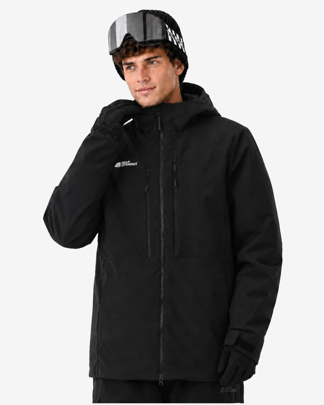 Baggy Ski Jacket Men on #F5F5F5 background