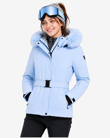 Slim Fit Belted Ski Jacket Women